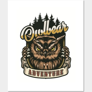 DnD Design Owlbear Adventure Posters and Art